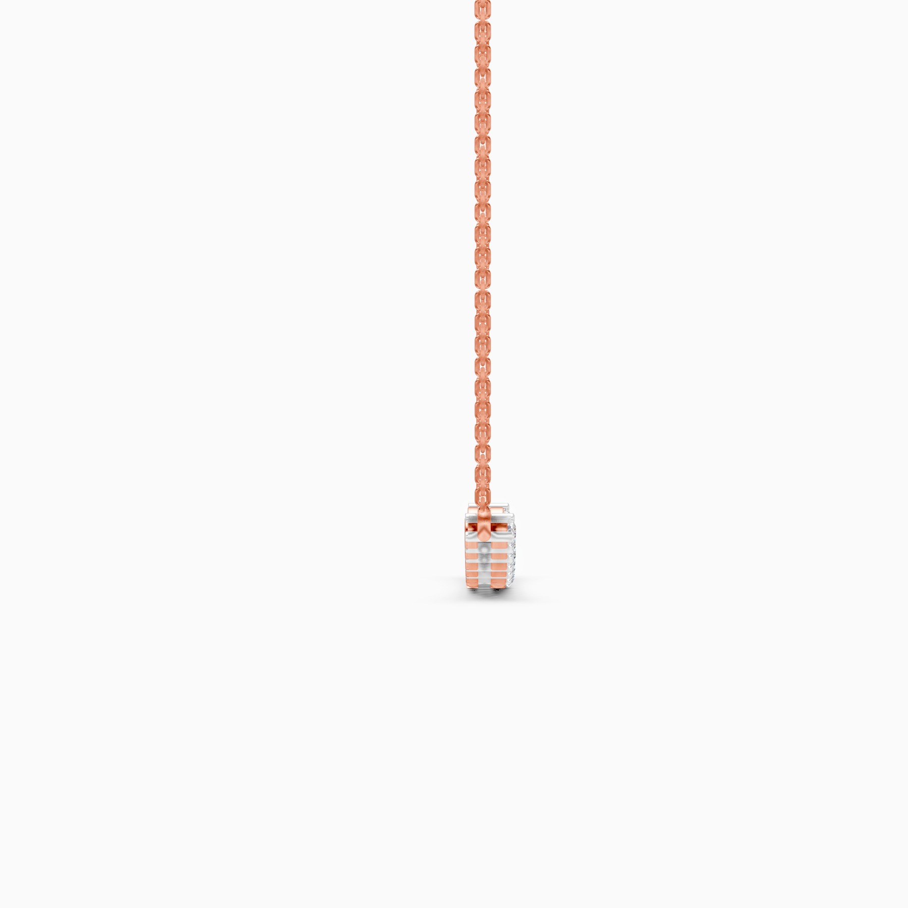 Dainty Lab Grown Diamond Bar Necklace